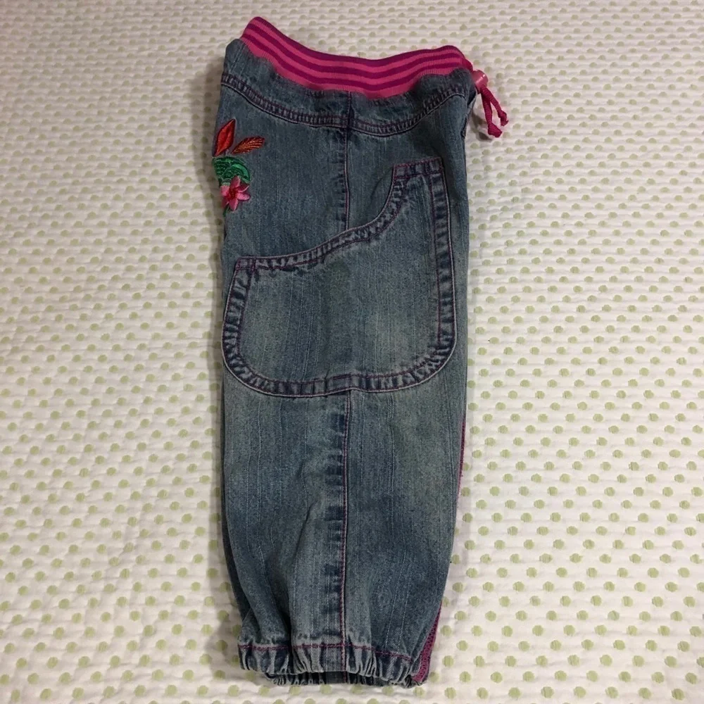 ME TOO-GIRL JEANS SIZE 2Y PINK & BLUE NWT